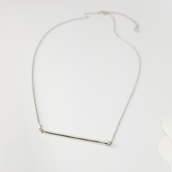 NEW Modern Minimalist Dainty Nail Choker Necklace - Picture 3 of 9